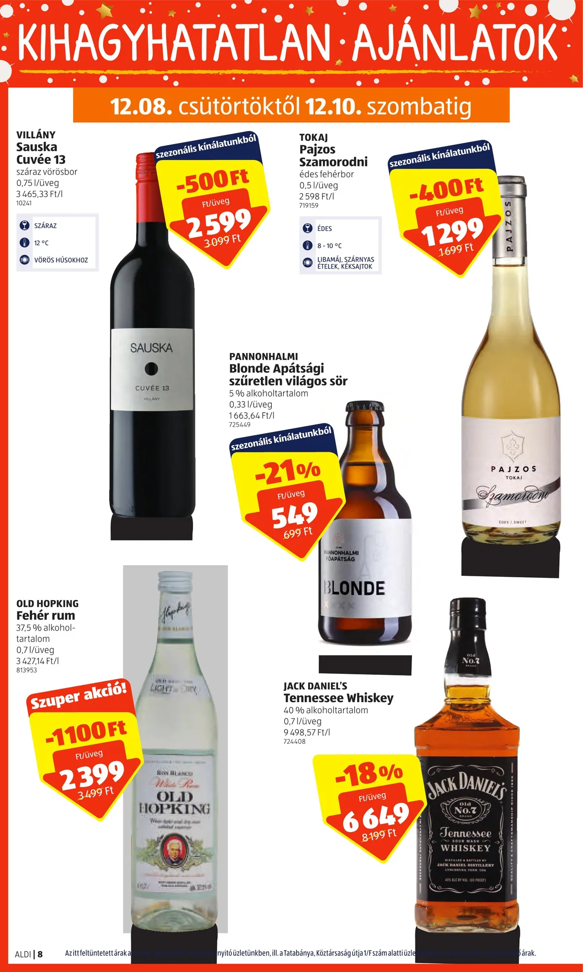 Aldi akciós újság 12.08–12.14 – 8. oldal