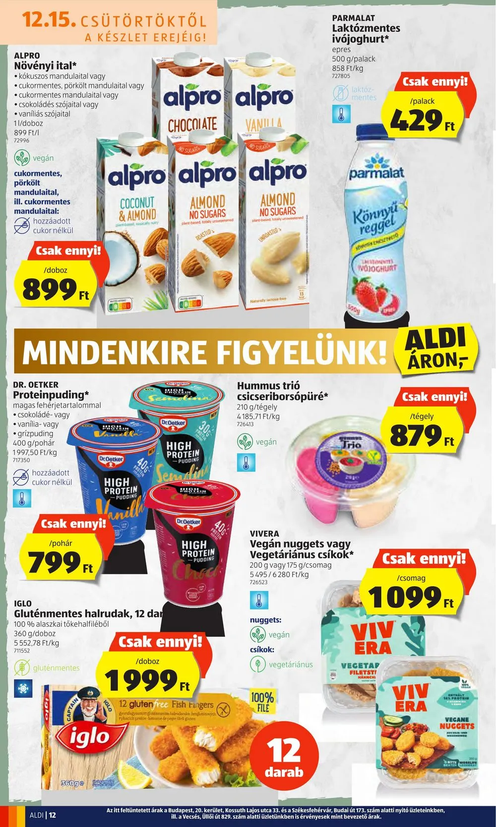 Aldi akciós újság 12.15–12.21 – 12. oldal
