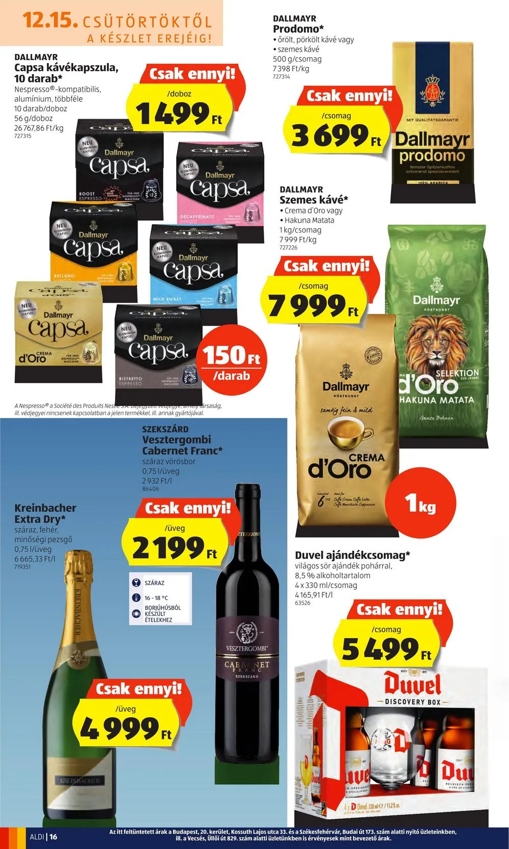 Aldi akciós újság 12.15–12.21 – 16. oldal