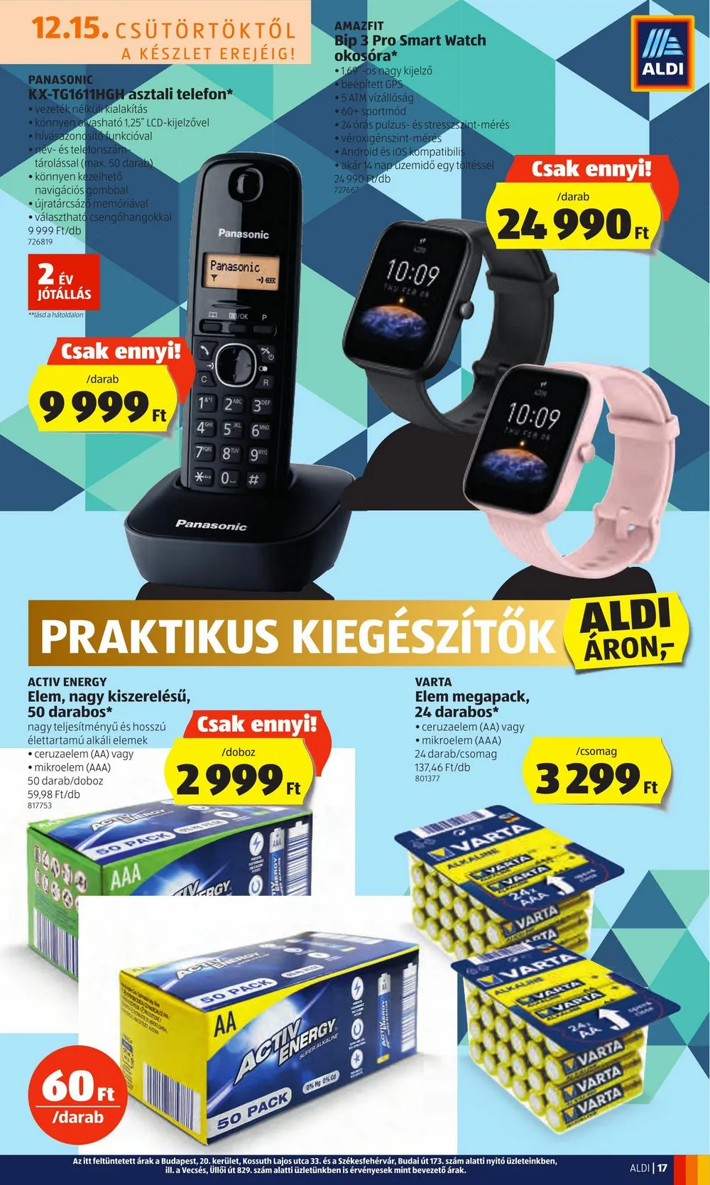 Aldi akciós újság 12.15–12.21 – 17. oldal