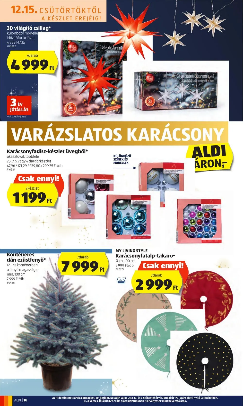Aldi akciós újság 12.15–12.21 – 18. oldal