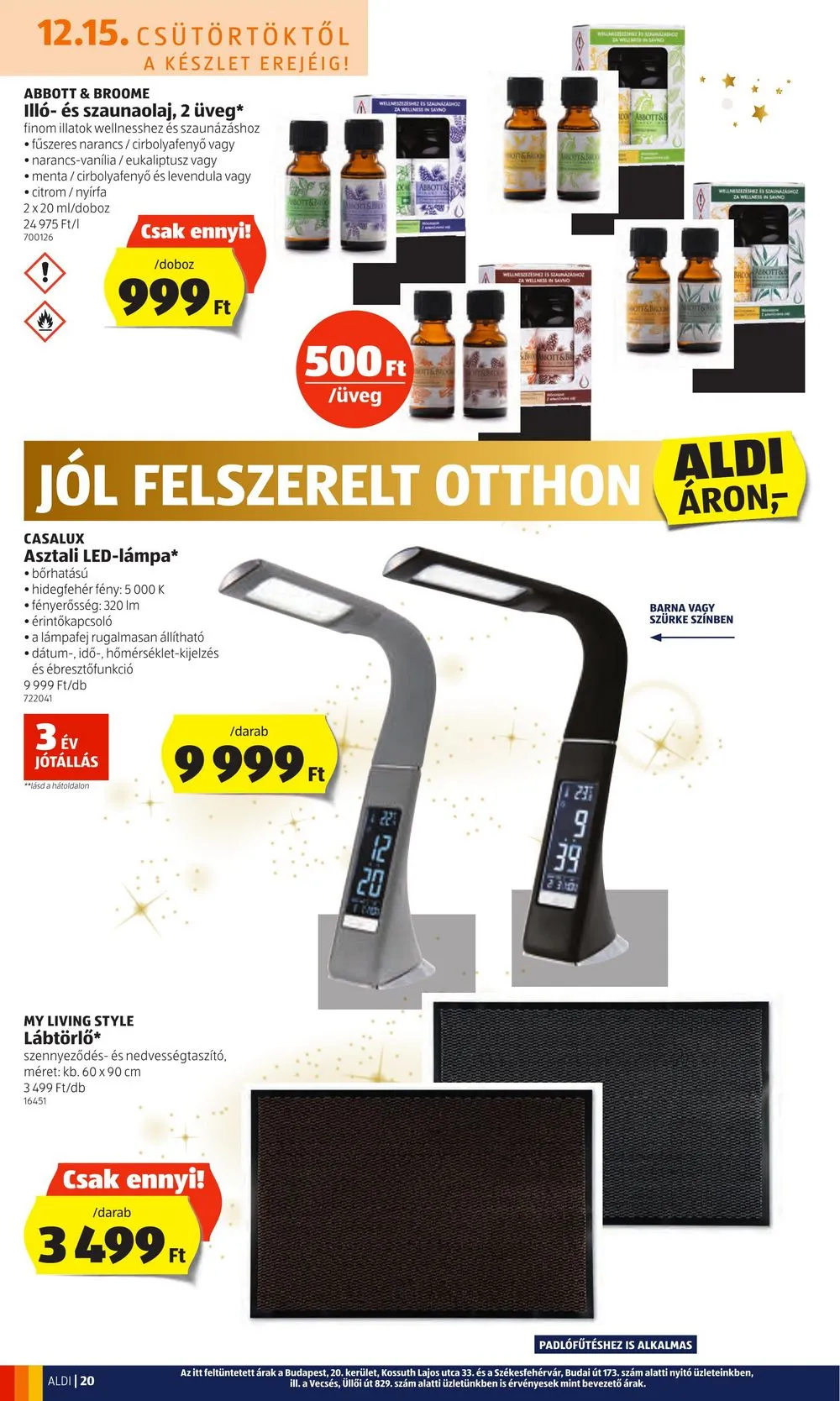 Aldi akciós újság 12.15–12.21 – 20. oldal