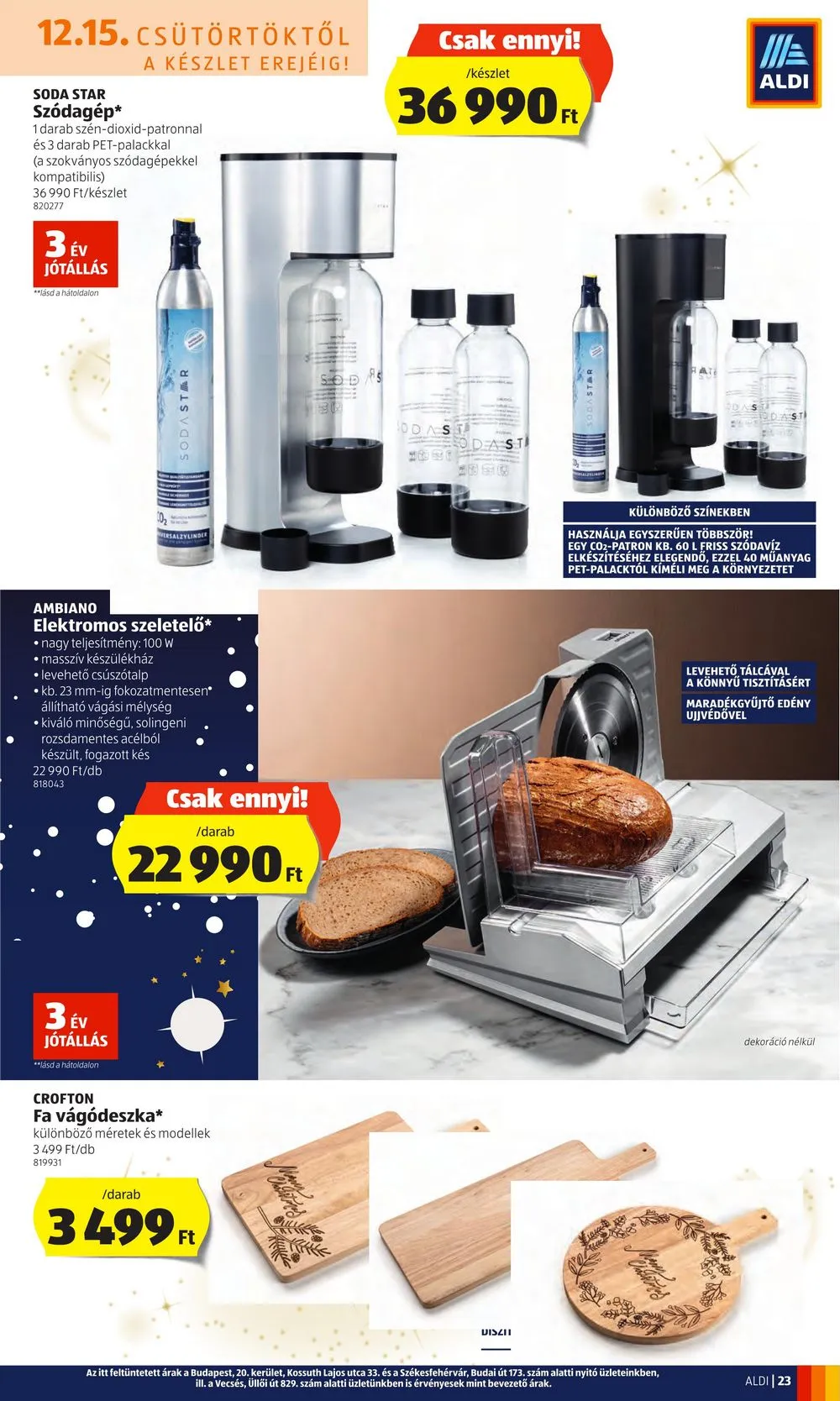 Aldi akciós újság 12.15–12.21 – 23. oldal