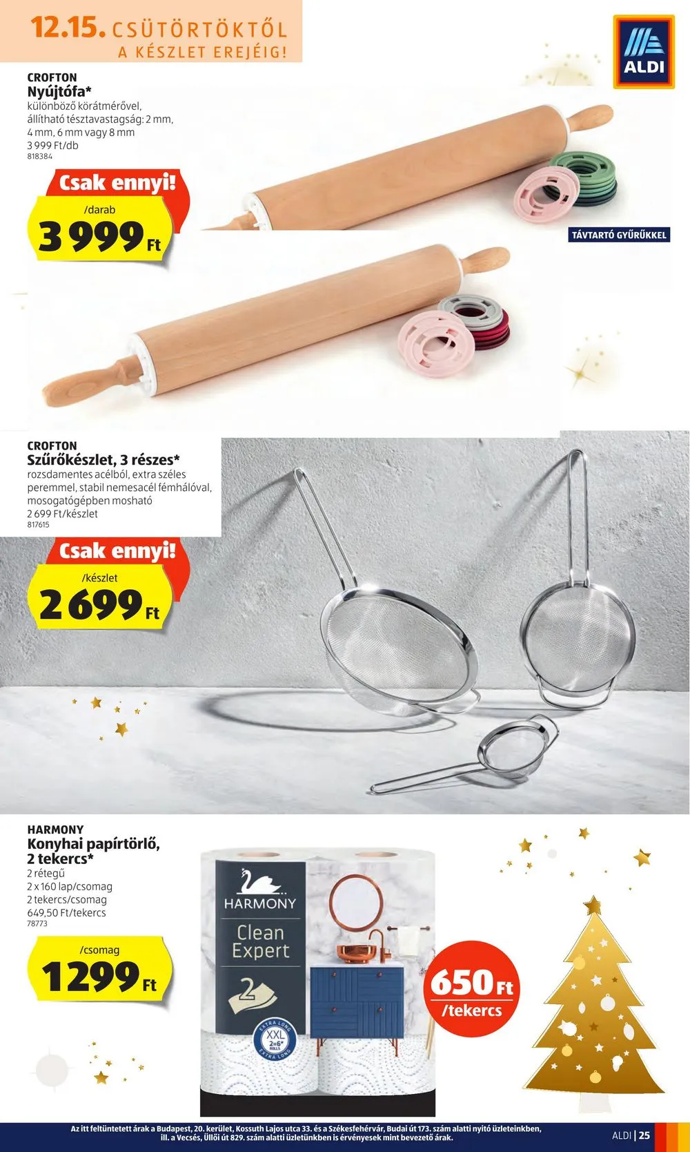 Aldi akciós újság 12.15–12.21 – 25. oldal