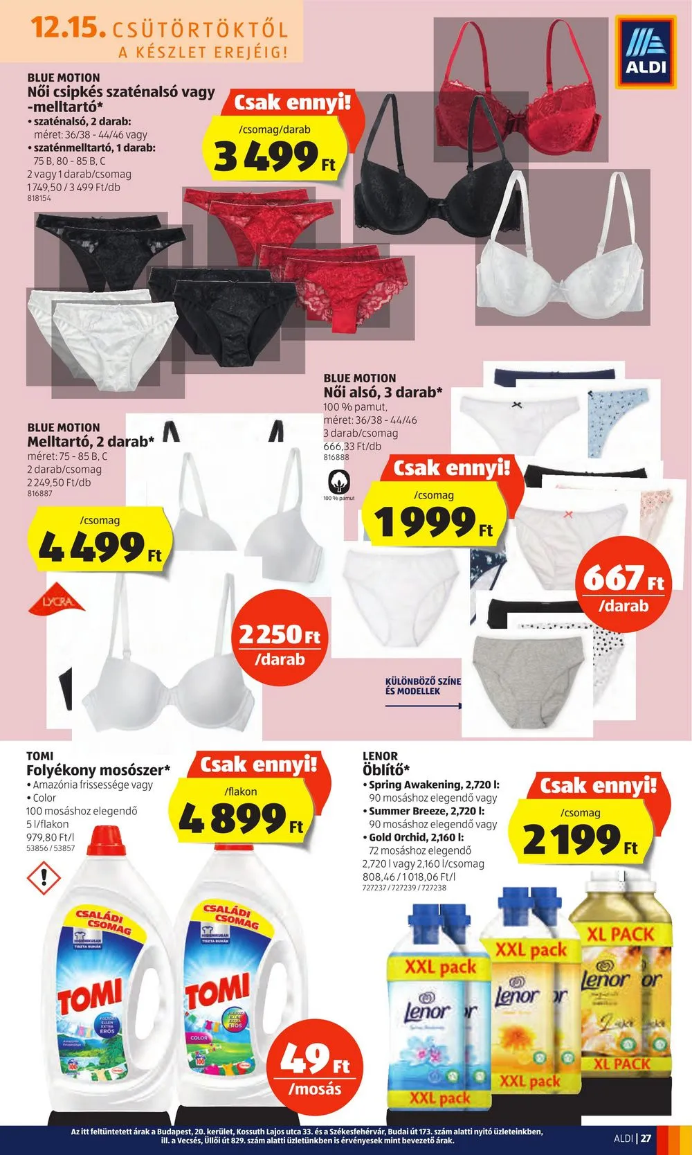 Aldi akciós újság 12.15–12.21 – 27. oldal