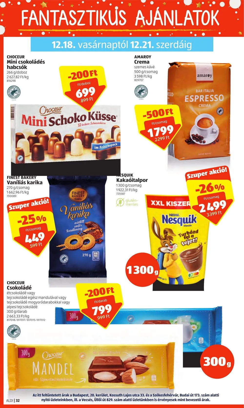 Aldi akciós újság 12.15–12.21 – 32. oldal