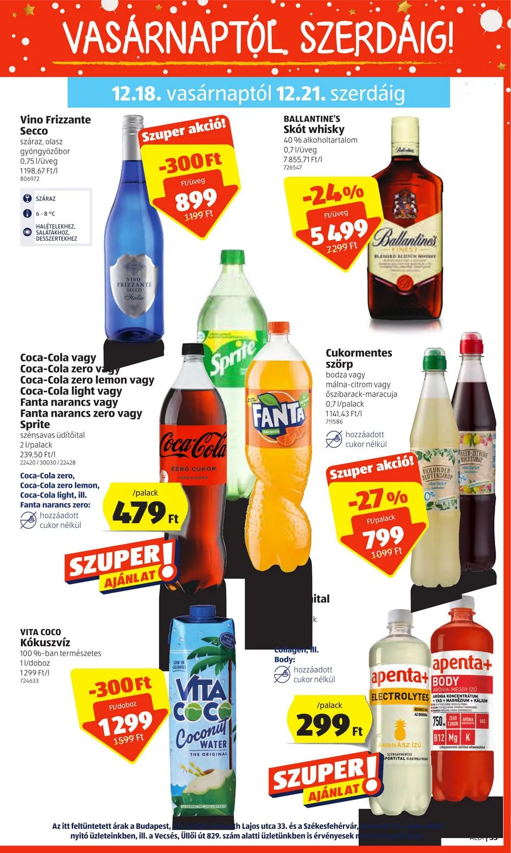 Aldi akciós újság 12.15–12.21 – 33. oldal