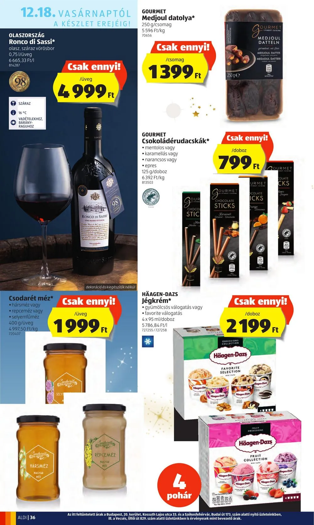 Aldi akciós újság 12.15–12.21 – 36. oldal