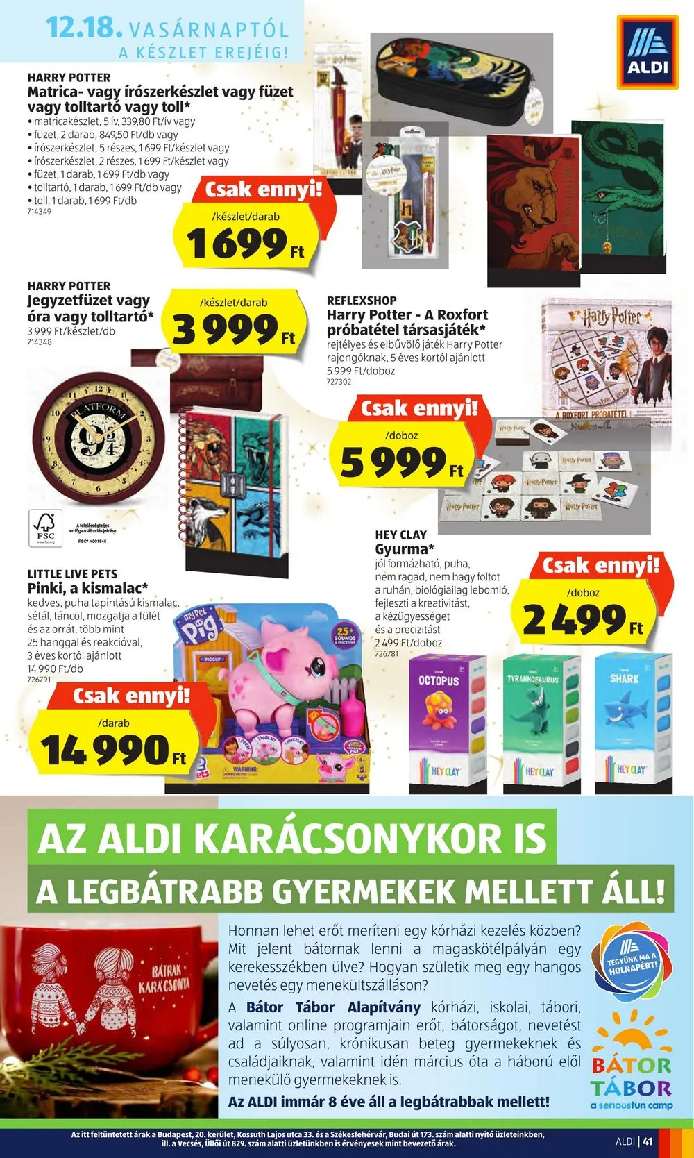 Aldi akciós újság 12.15–12.21 – 41. oldal