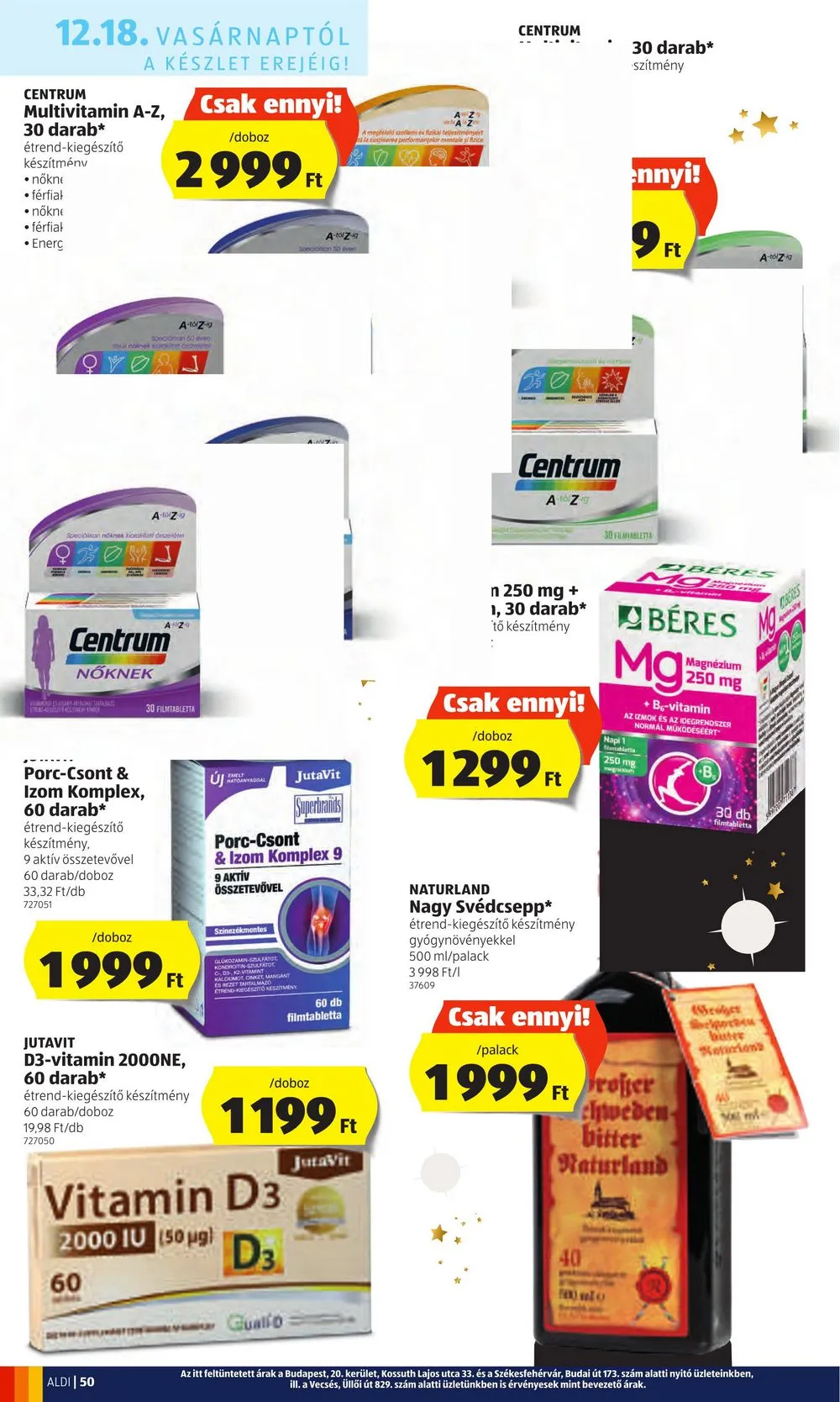 Aldi akciós újság 12.15–12.21 – 50. oldal