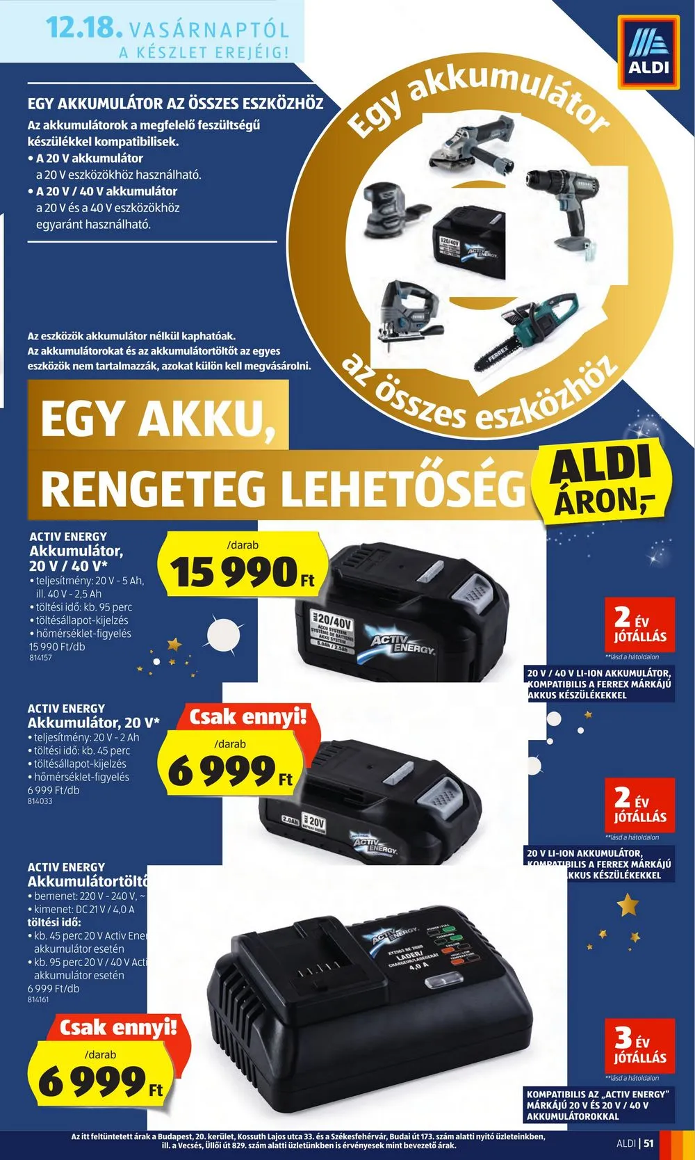 Aldi akciós újság 12.15–12.21 – 51. oldal