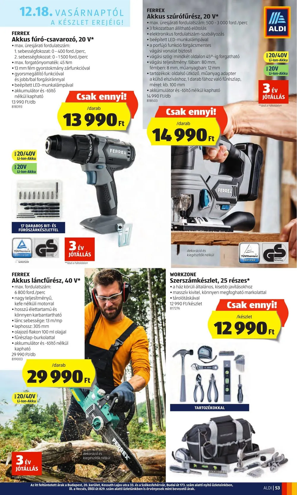 Aldi akciós újság 12.15–12.21 – 53. oldal