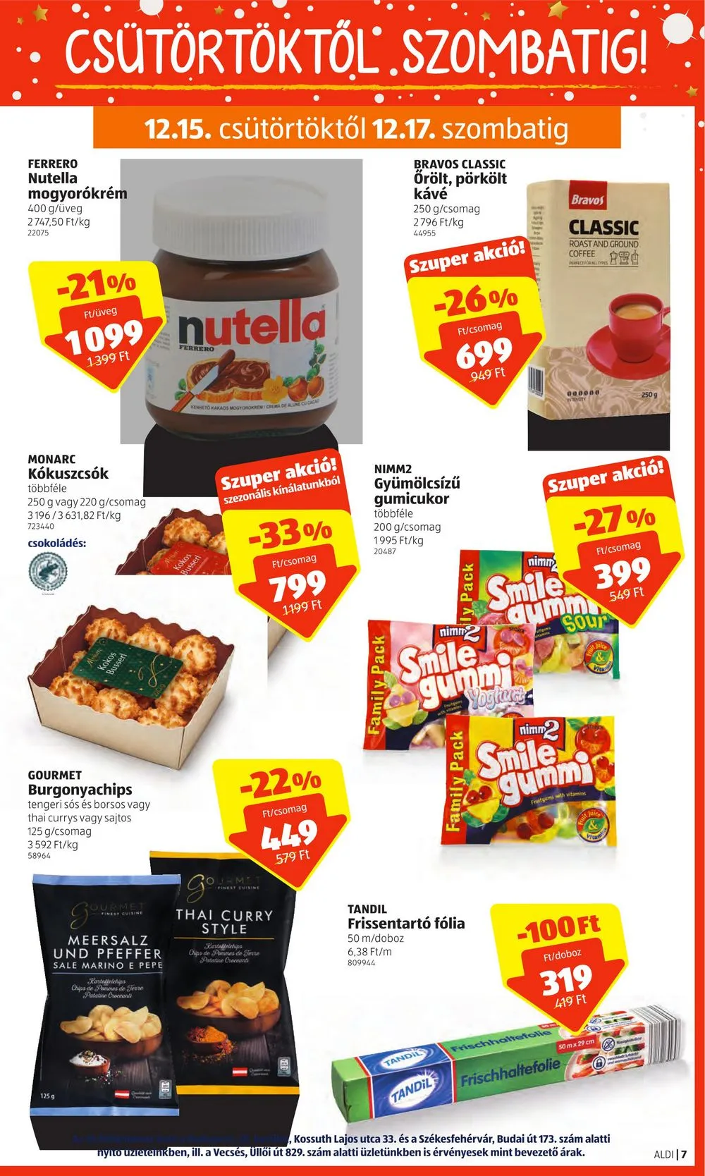 Aldi akciós újság 12.15–12.21 – 7. oldal