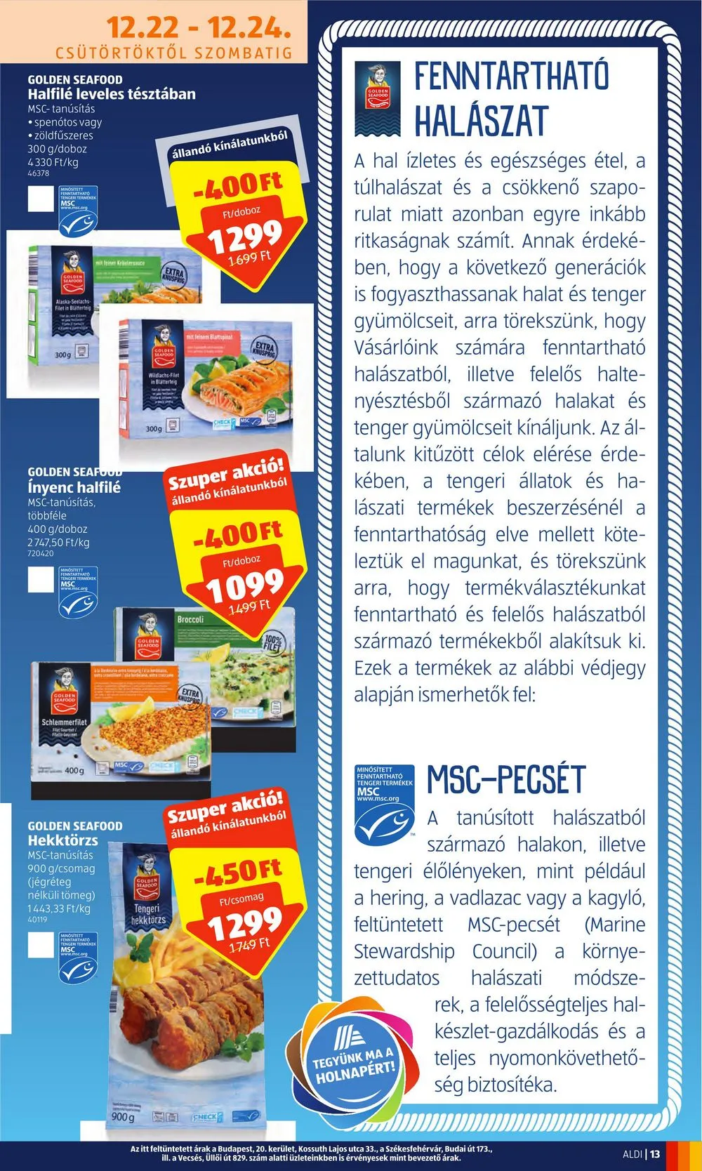 Aldi akciós újság 12.22–12.28 – 13. oldal