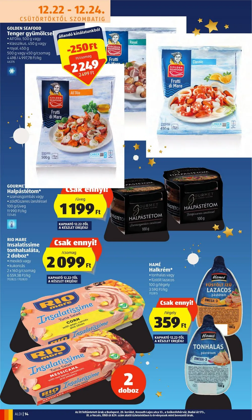 Aldi akciós újság 12.22–12.28 – 14. oldal