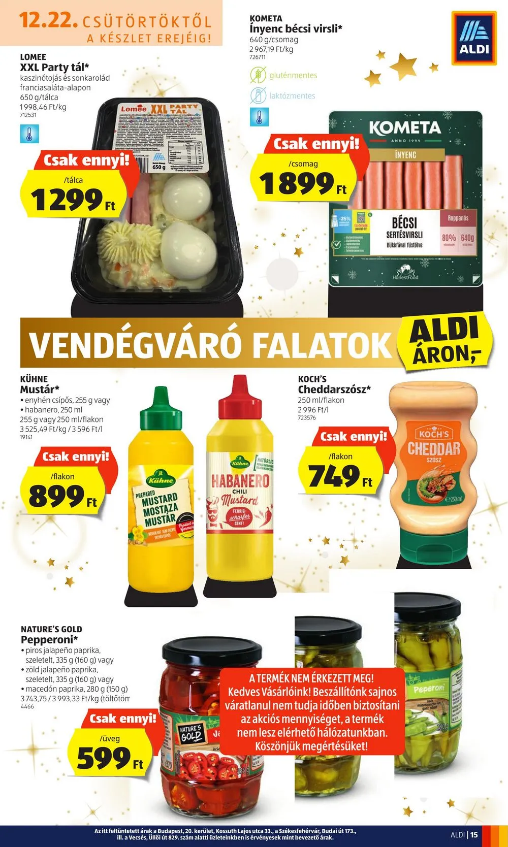 Aldi akciós újság 12.22–12.28 – 15. oldal