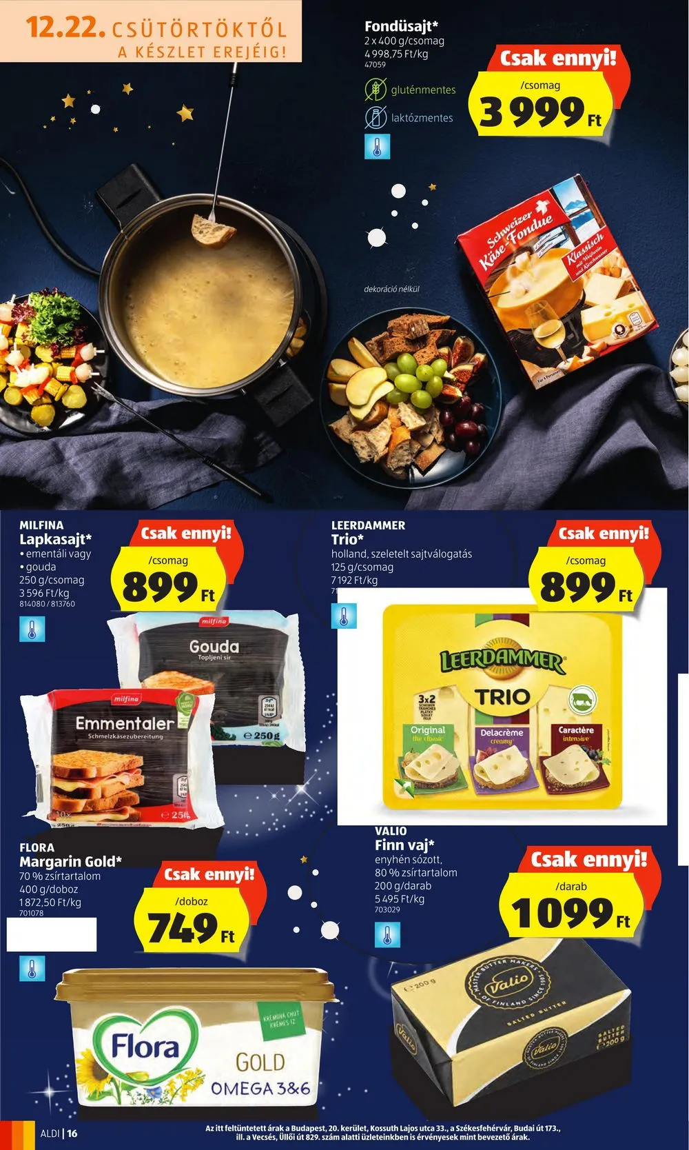 Aldi akciós újság 12.22–12.28 – 16. oldal