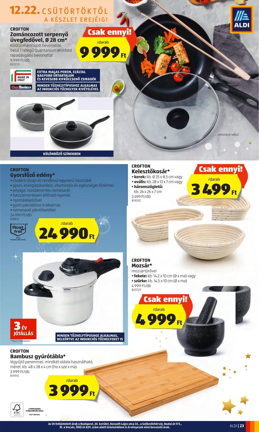 Aldi akciós újság 12.22–12.28 – 23. oldal