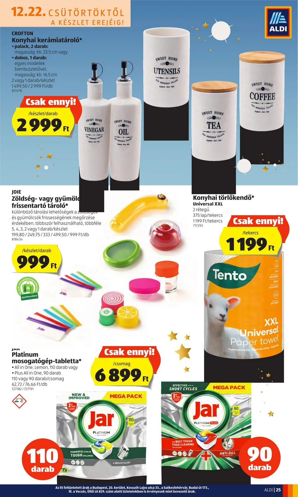 Aldi akciós újság 12.22–12.28 – 25. oldal