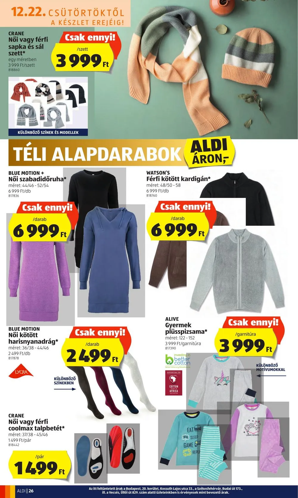 Aldi akciós újság 12.22–12.28 – 26. oldal