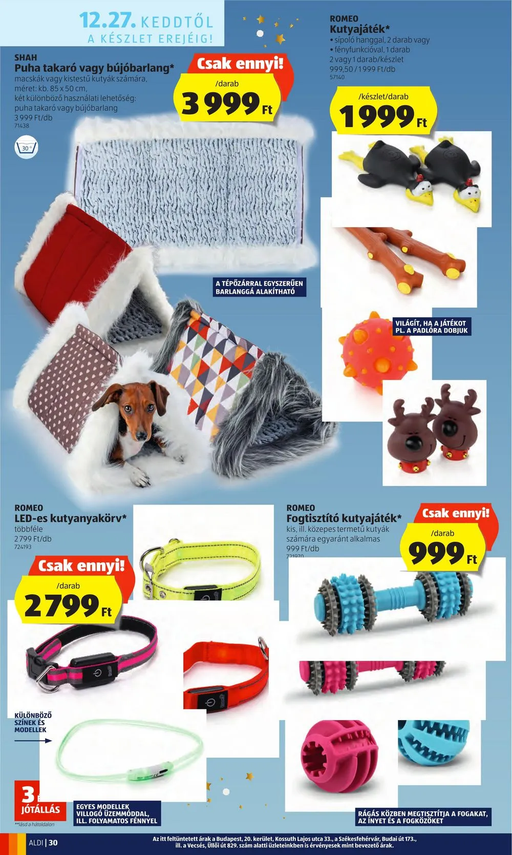 Aldi akciós újság 12.22–12.28 – 30. oldal