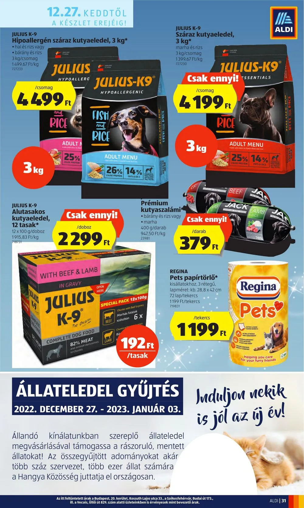 Aldi akciós újság 12.22–12.28 – 31. oldal