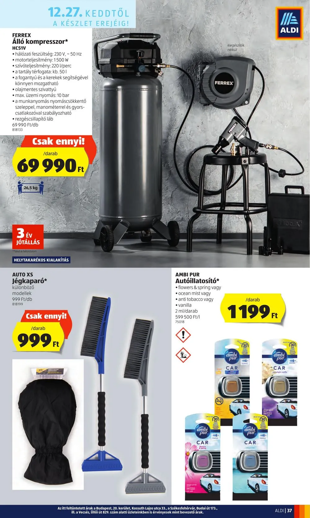 Aldi akciós újság 12.22–12.28 – 37. oldal
