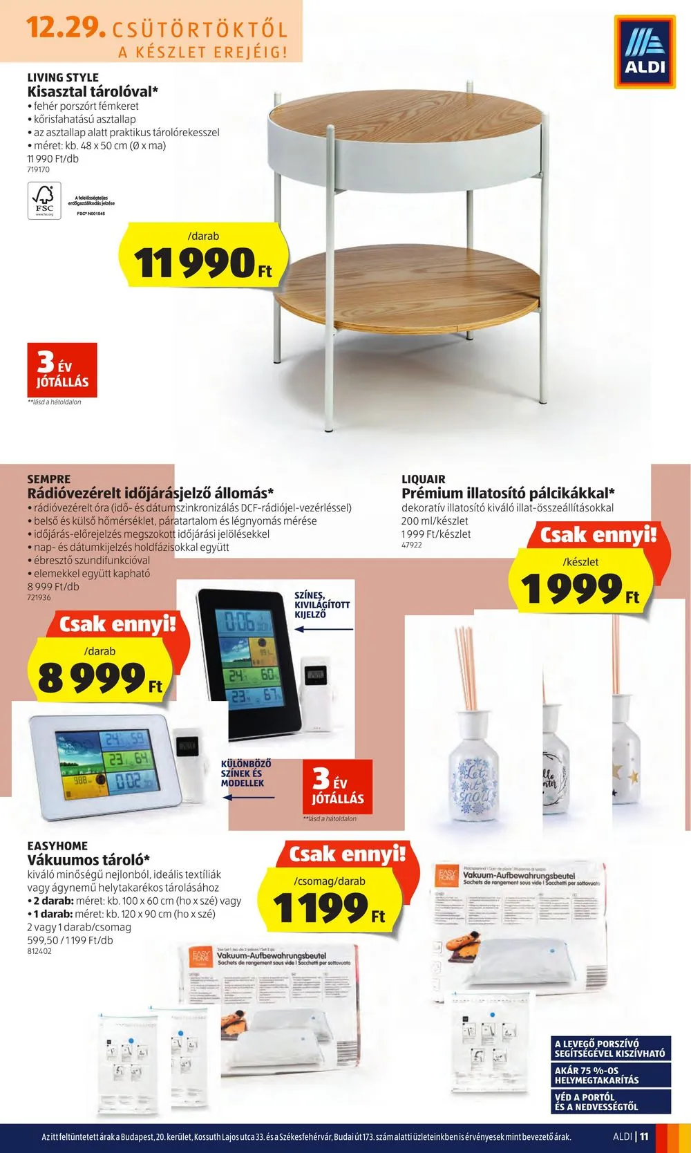 Aldi akciós újság 12.29–01.04 – 11. oldal