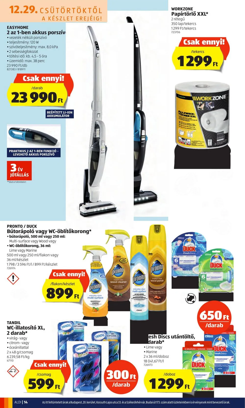 Aldi akciós újság 12.29–01.04 – 14. oldal