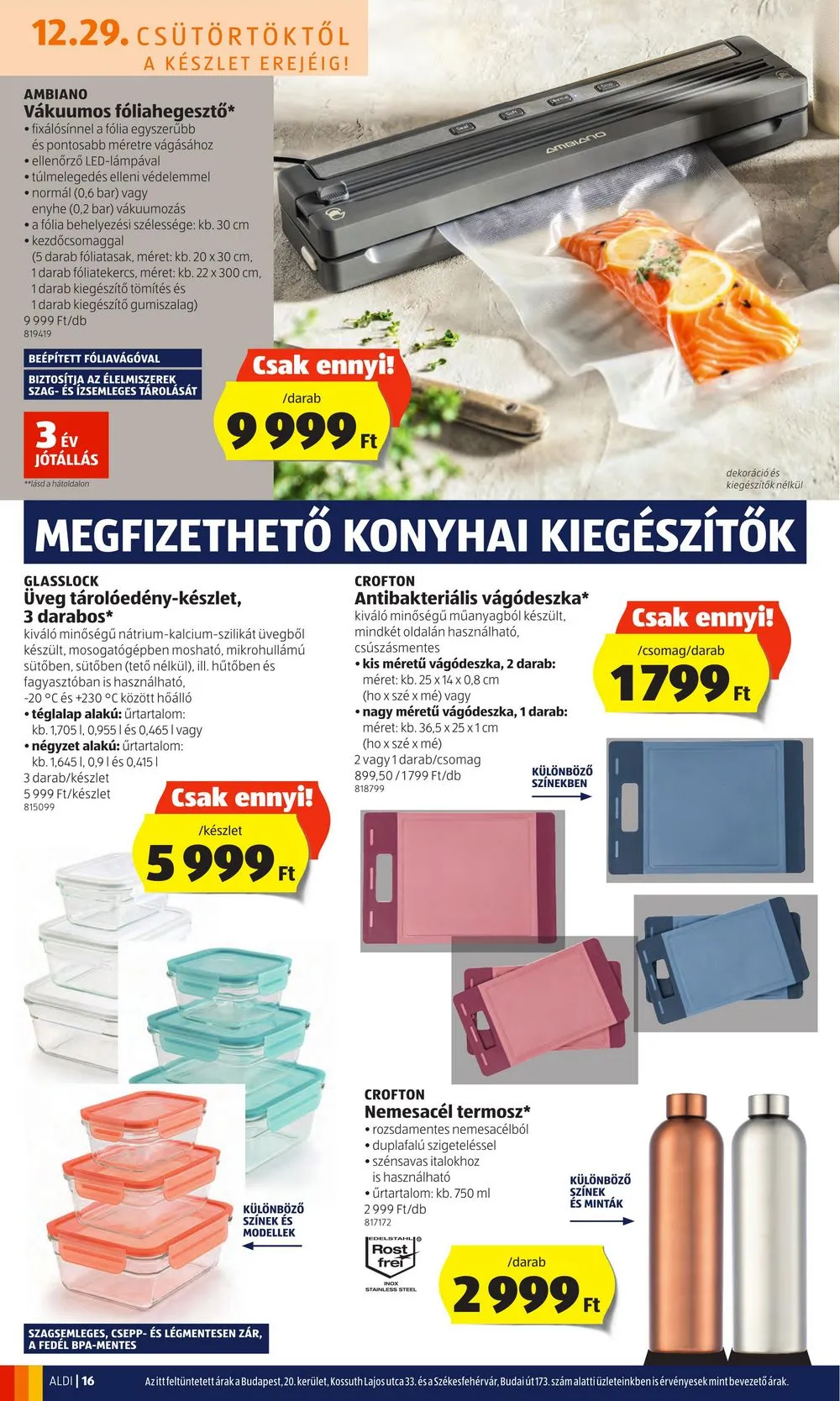 Aldi akciós újság 12.29–01.04 – 16. oldal