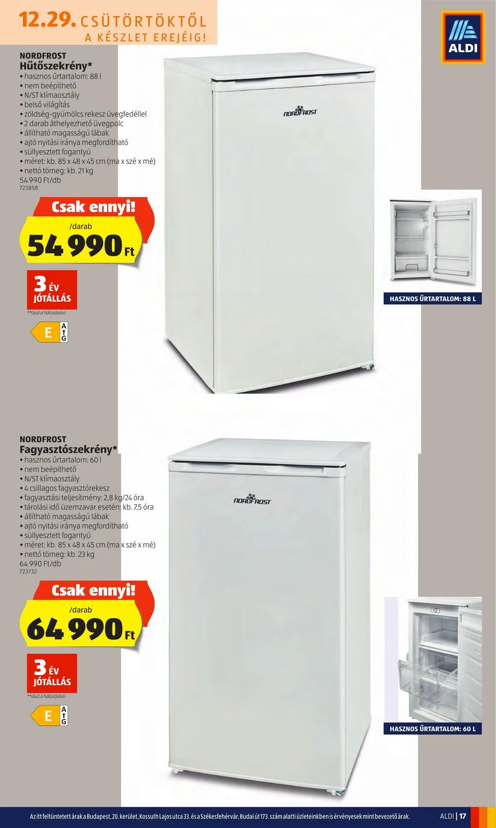 Aldi akciós újság 12.29–01.04 – 17. oldal