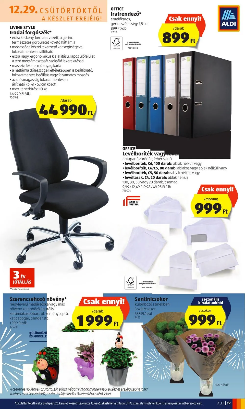 Aldi akciós újság 12.29–01.04 – 19. oldal