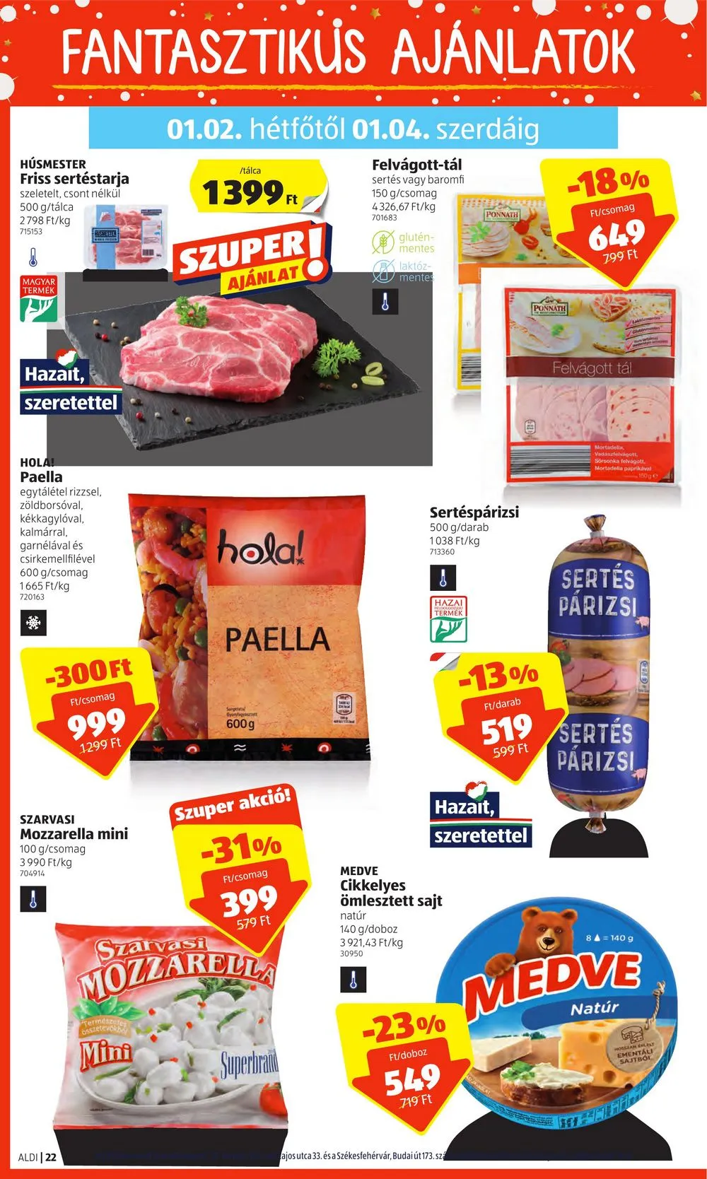 Aldi akciós újság 12.29–01.04 – 22. oldal