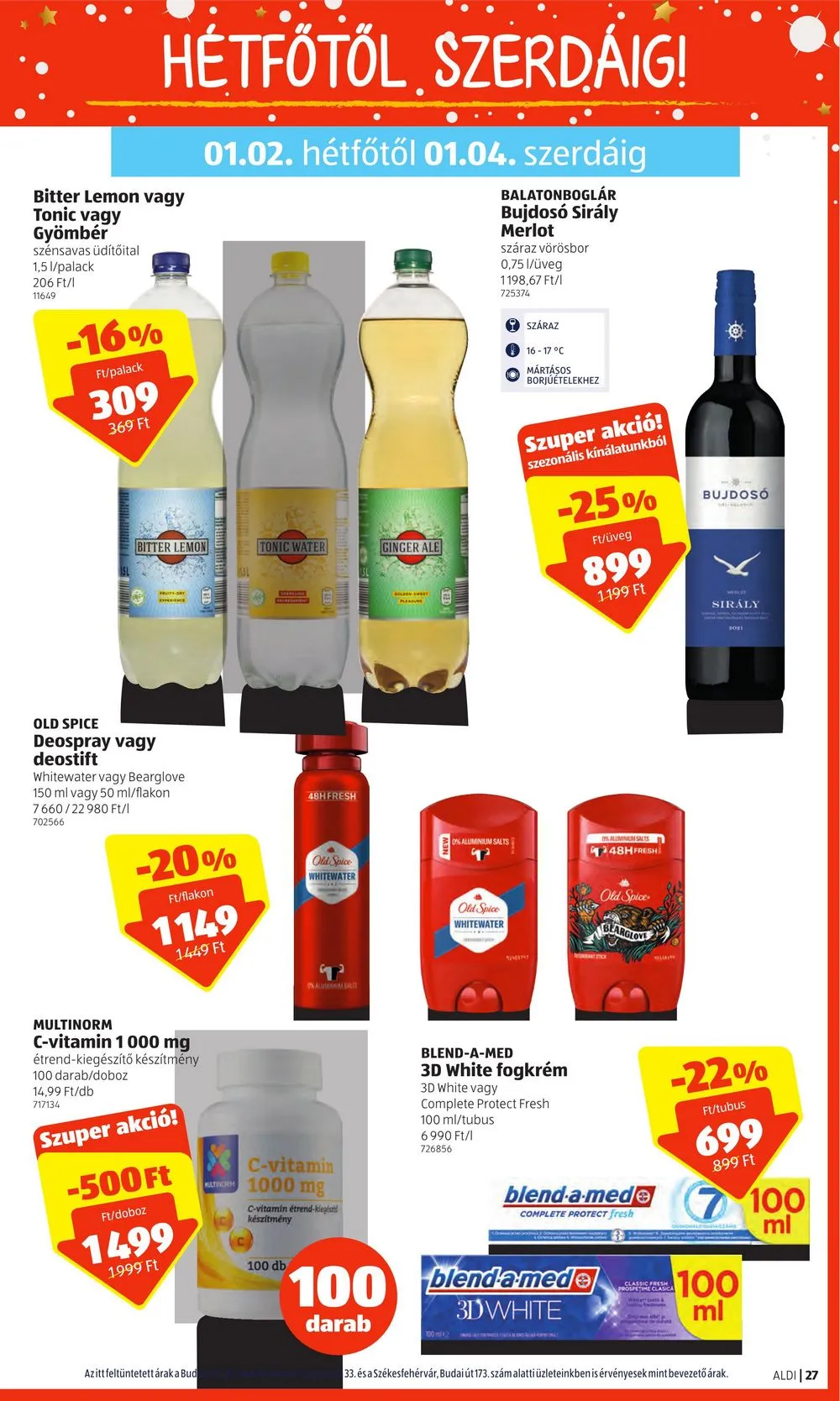 Aldi akciós újság 12.29–01.04 – 27. oldal
