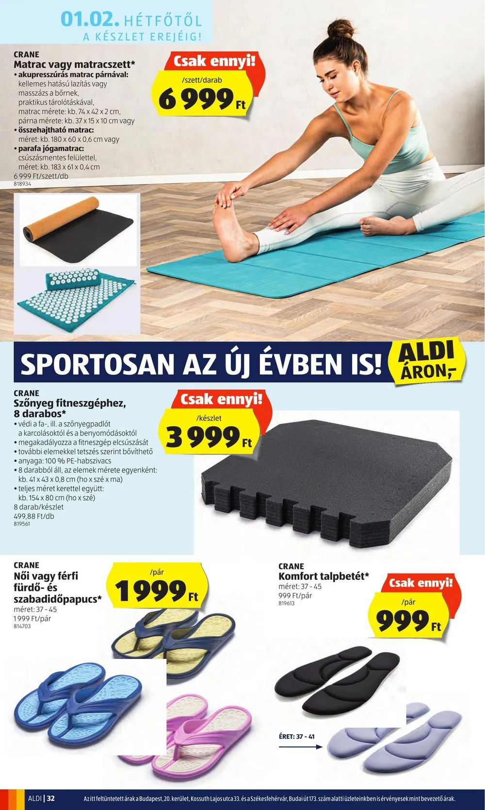 Aldi akciós újság 12.29–01.04 – 32. oldal