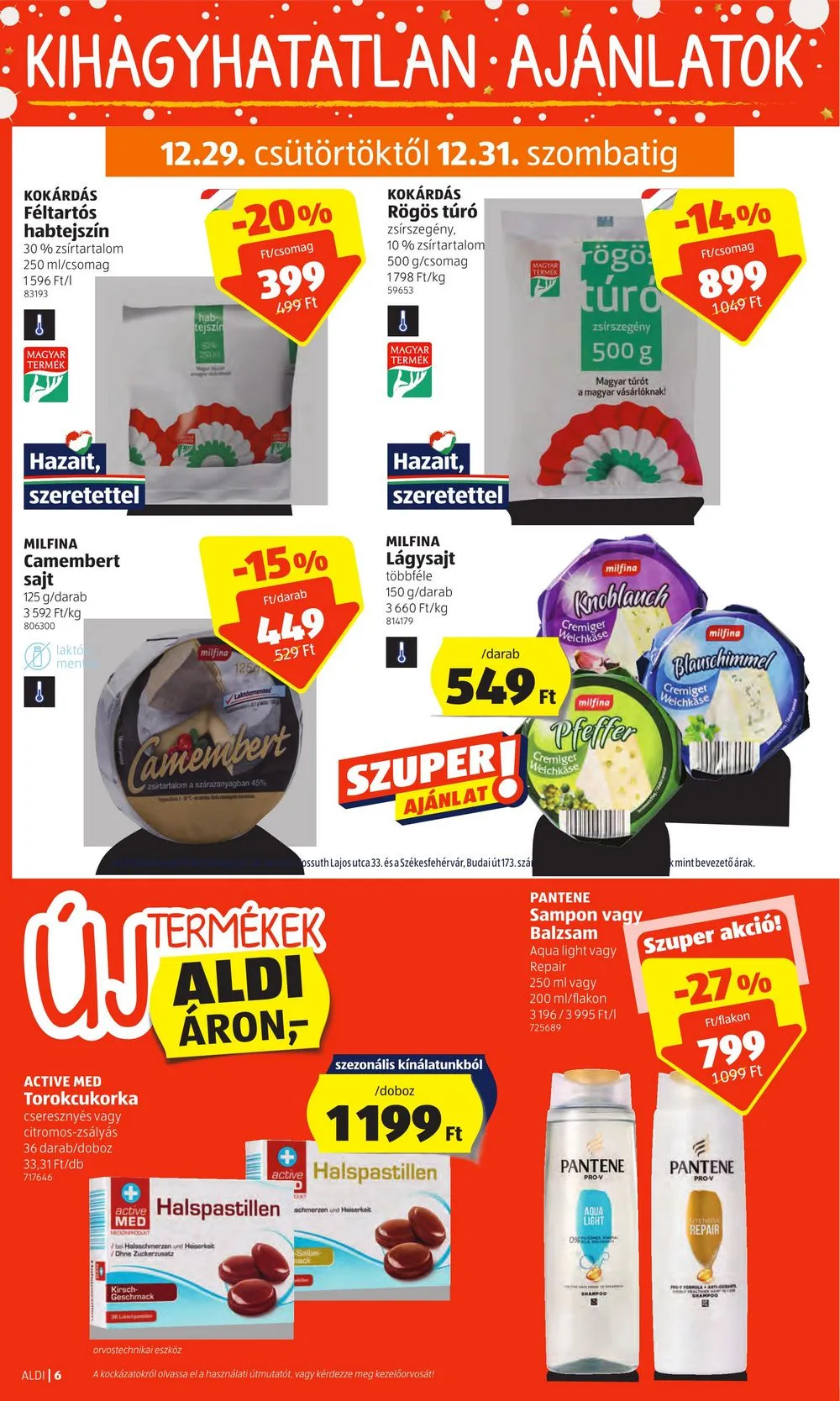 Aldi akciós újság 12.29–01.04 – 6. oldal
