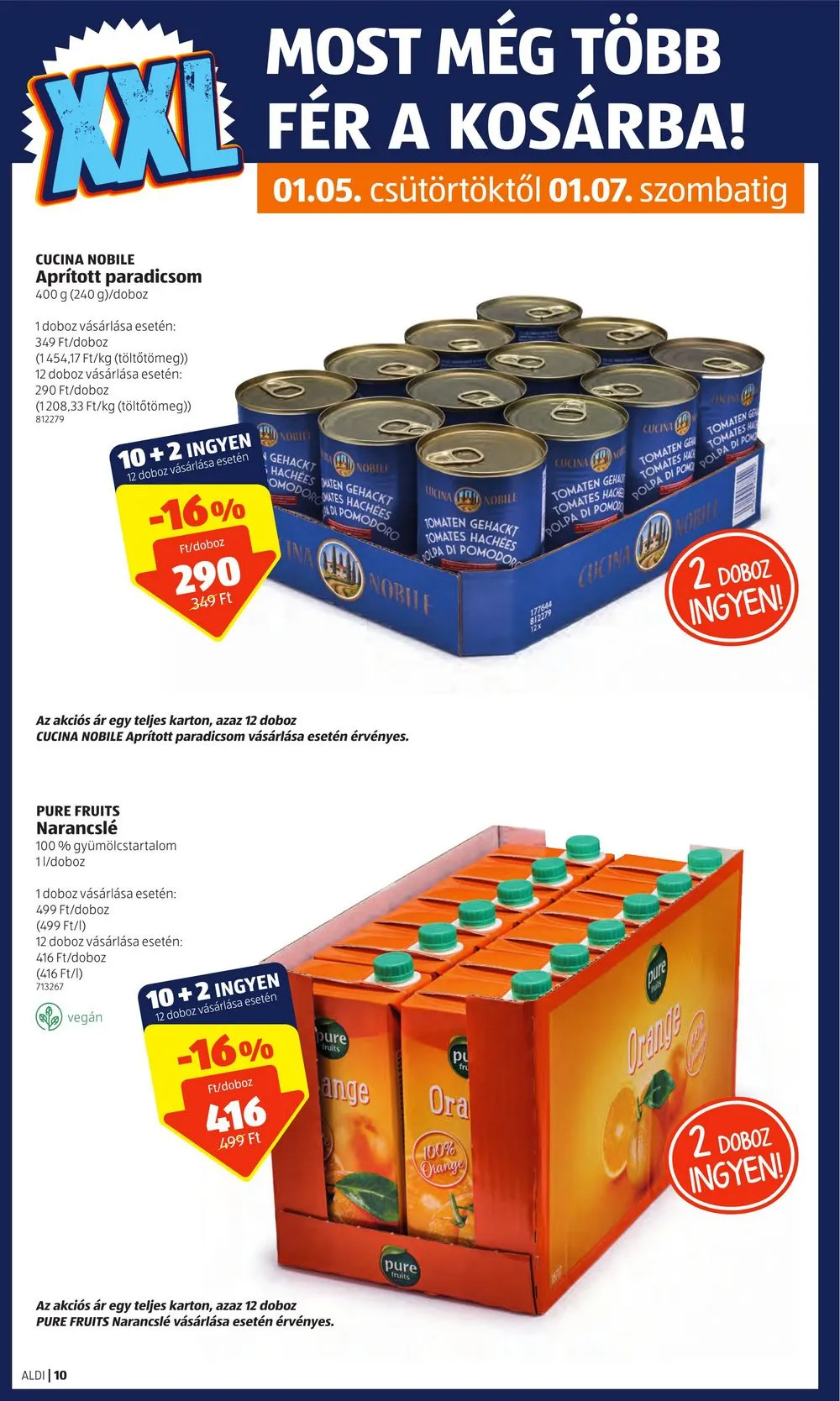 Aldi akciós újság 01.05–01.11 – 10. oldal