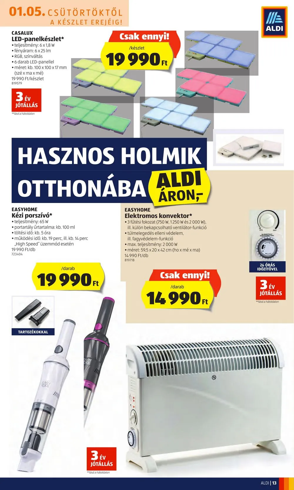 Aldi akciós újság 01.05–01.11 – 13. oldal