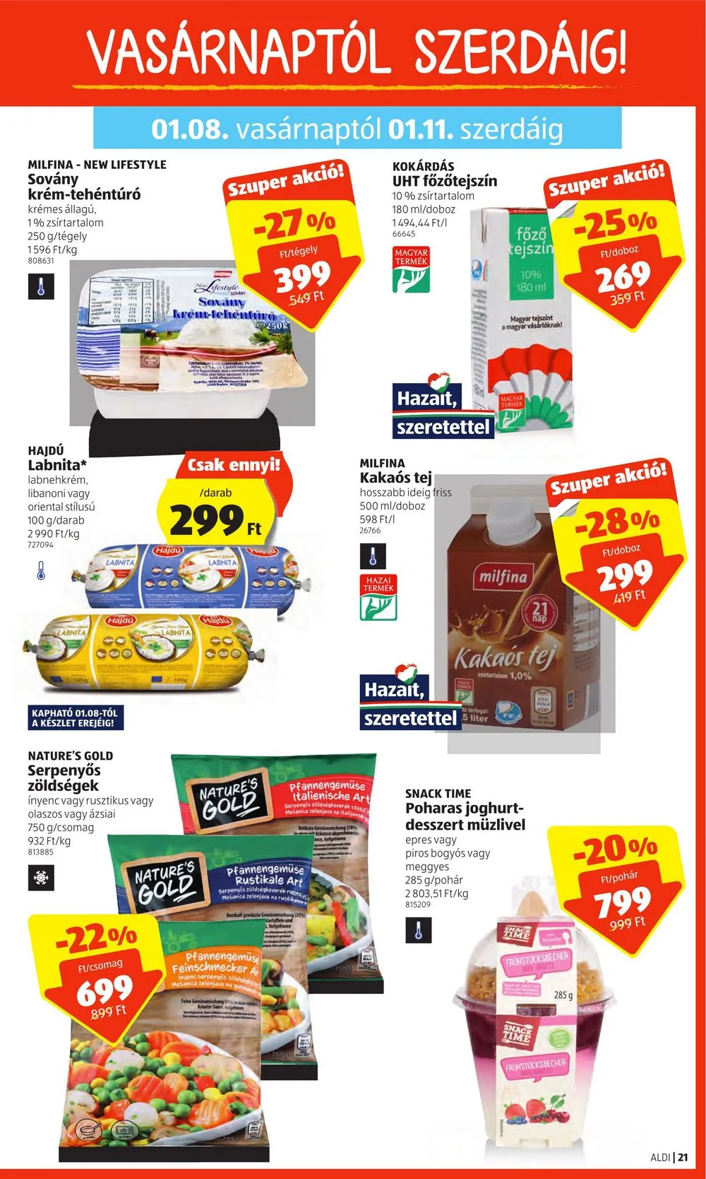 Aldi akciós újság 01.05–01.11 – 21. oldal