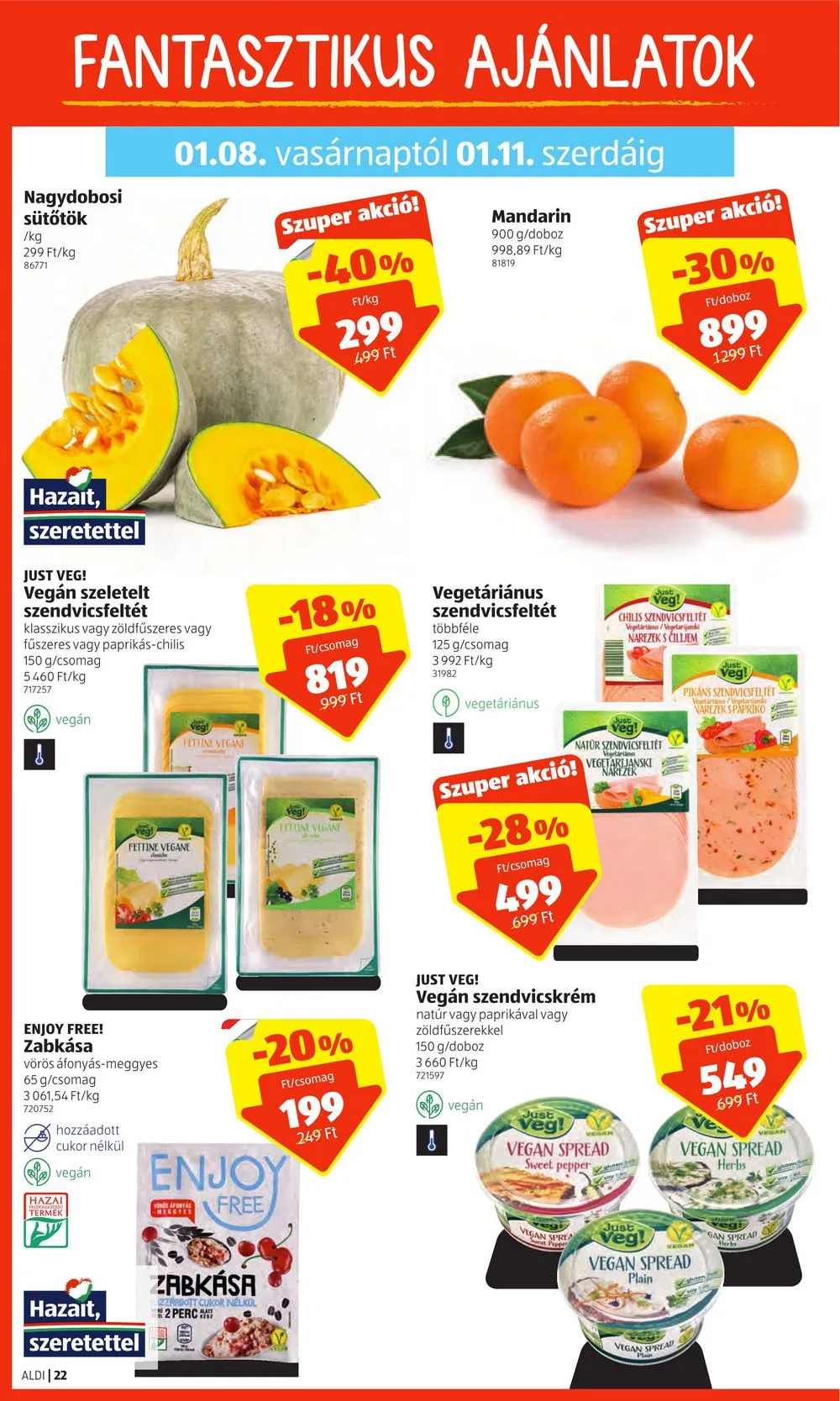 Aldi akciós újság 01.05–01.11 – 22. oldal