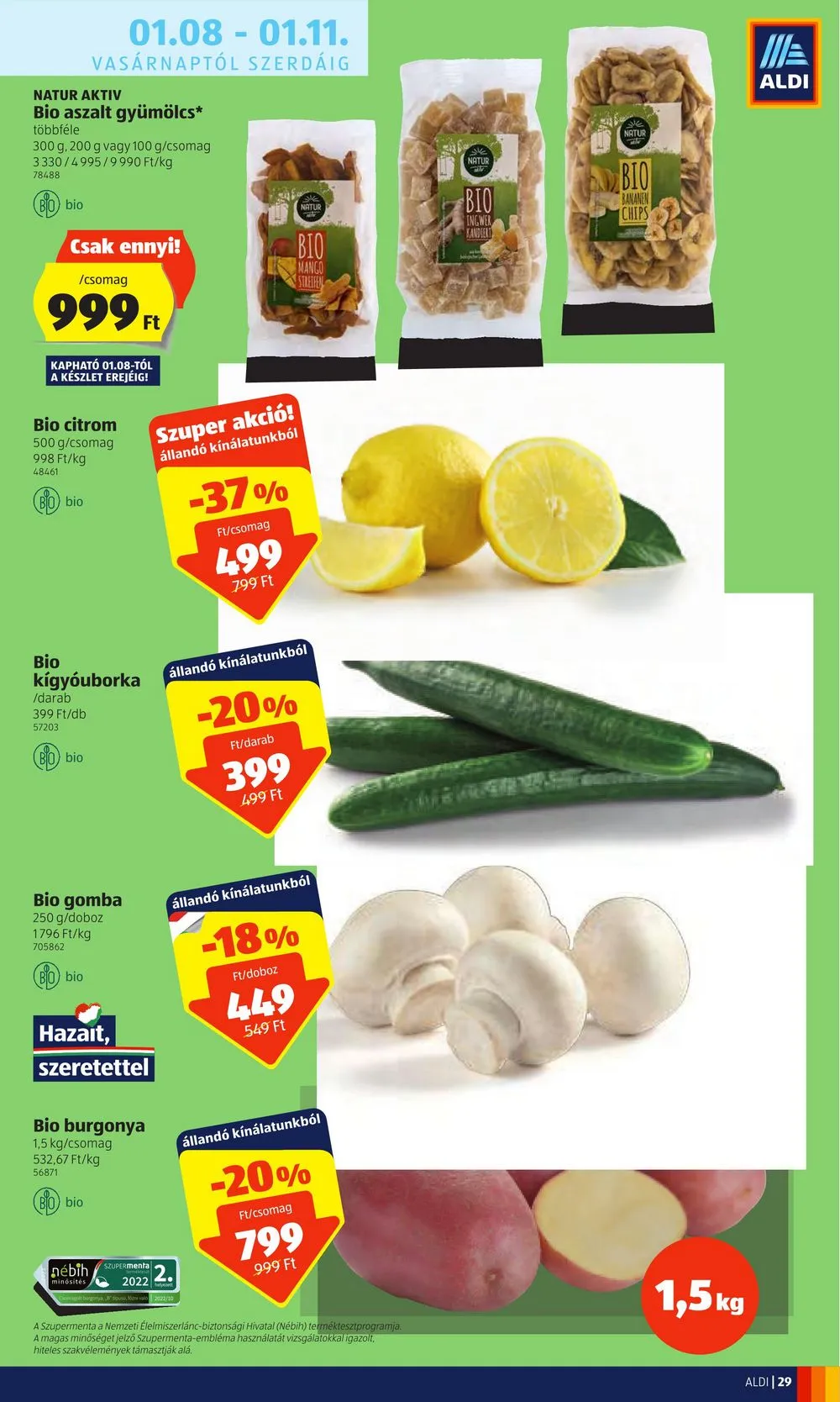 Aldi akciós újság 01.05–01.11 – 29. oldal