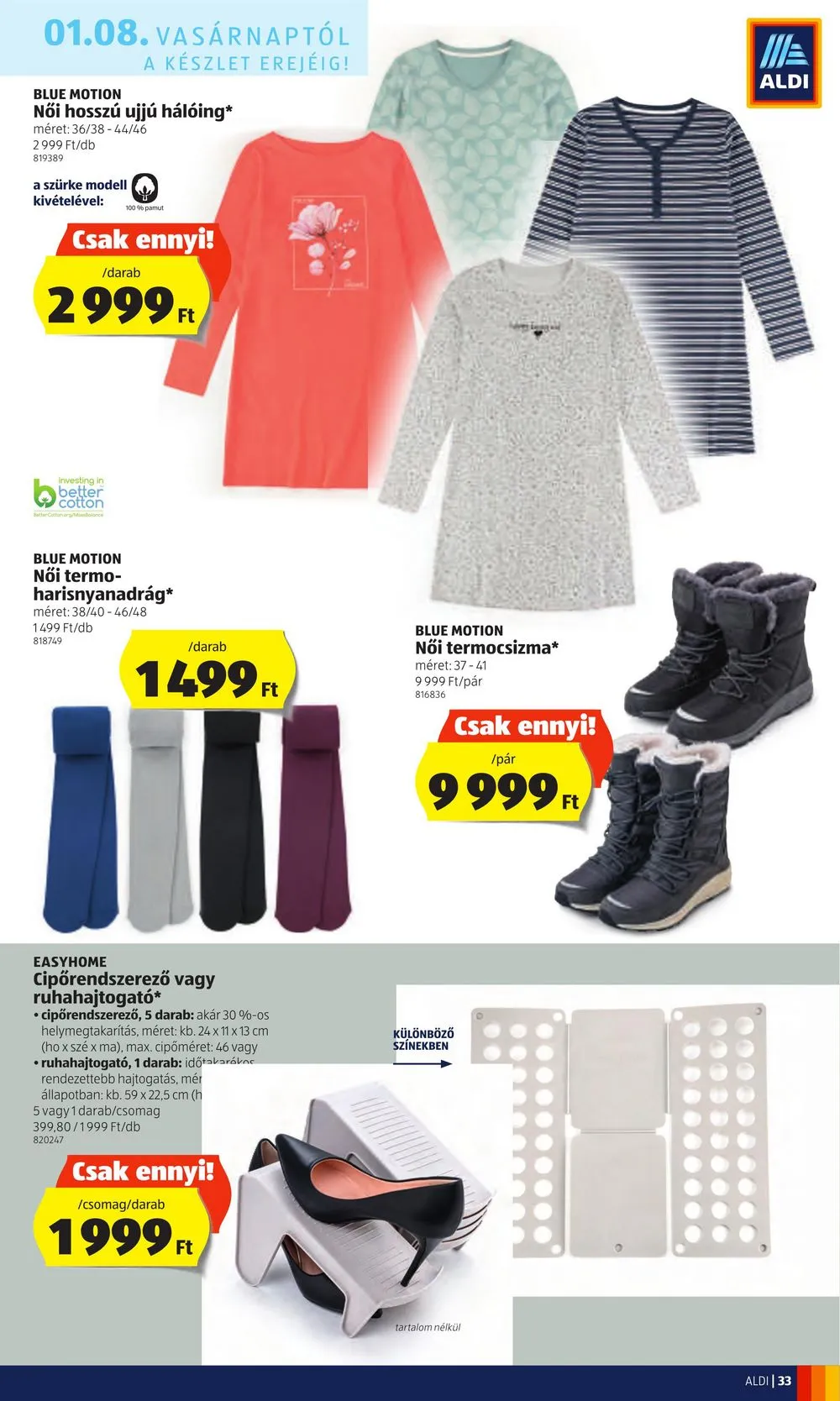 Aldi akciós újság 01.05–01.11 – 33. oldal