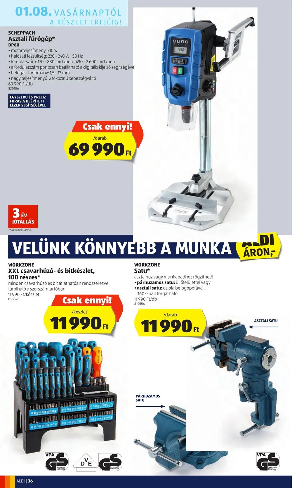 Aldi akciós újság 01.05–01.11 – 36. oldal