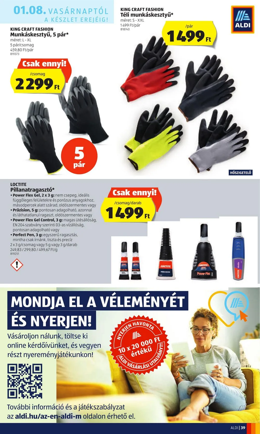 Aldi akciós újság 01.05–01.11 – 39. oldal