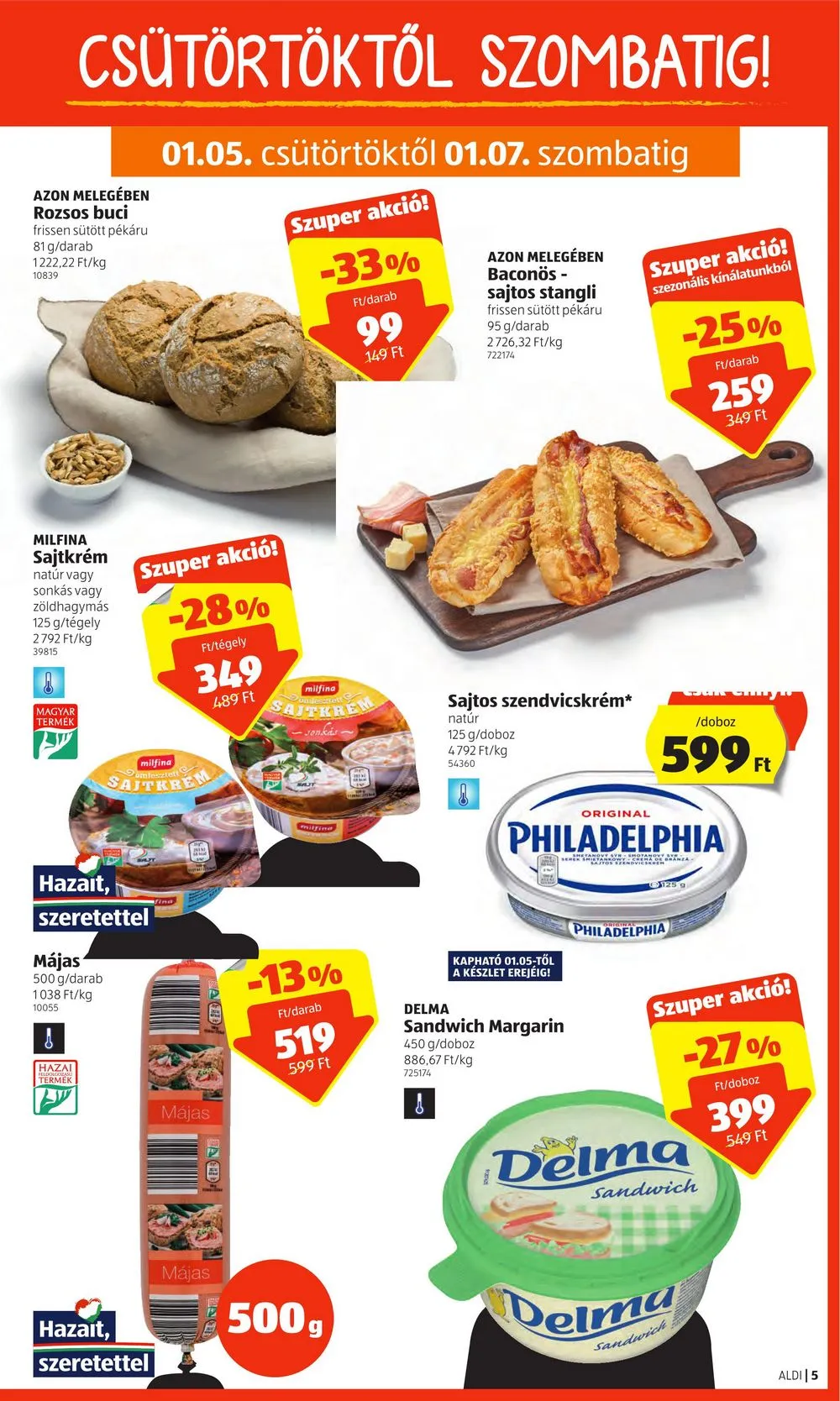 Aldi akciós újság 01.05–01.11 – 5. oldal
