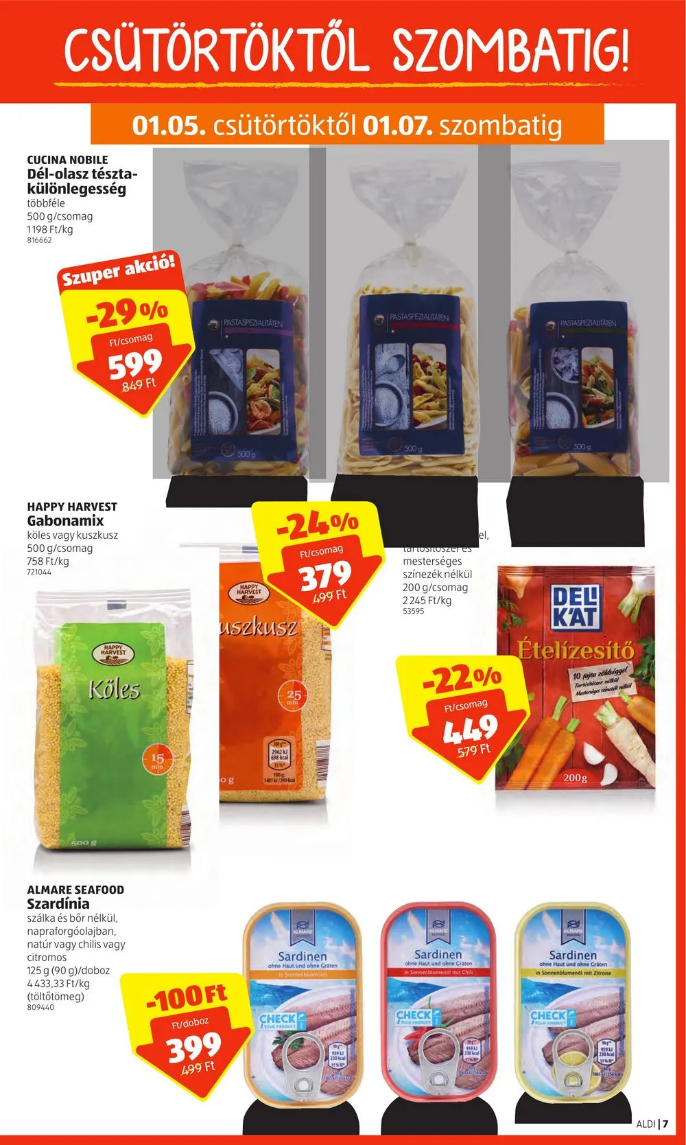 Aldi akciós újság 01.05–01.11 – 7. oldal