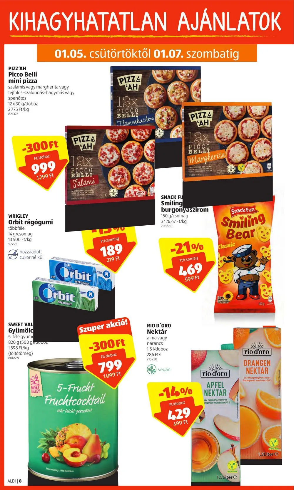 Aldi akciós újság 01.05–01.11 – 8. oldal