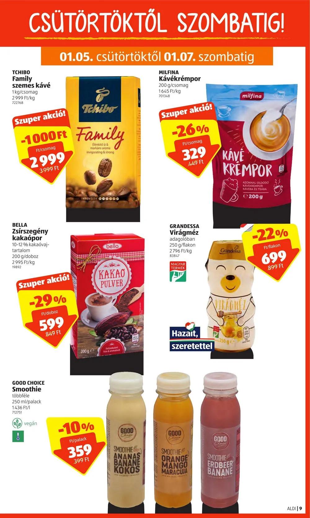 Aldi akciós újság 01.05–01.11 – 9. oldal
