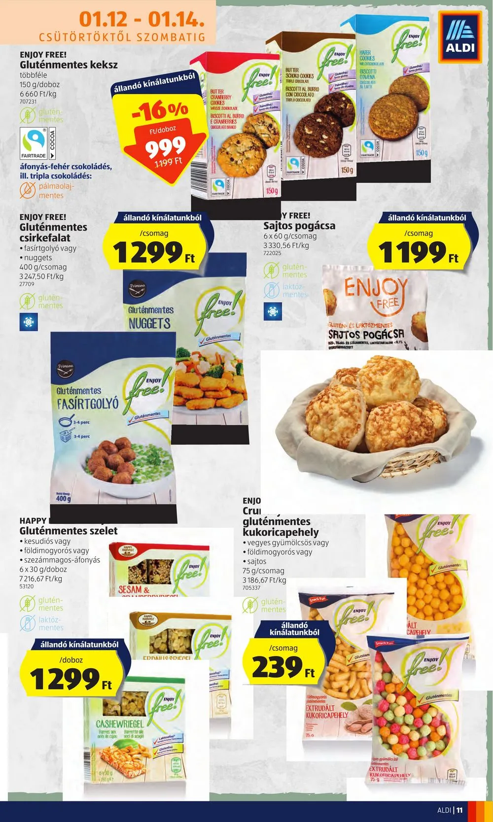 Aldi akciós újság 01.12–01.18 – 11. oldal