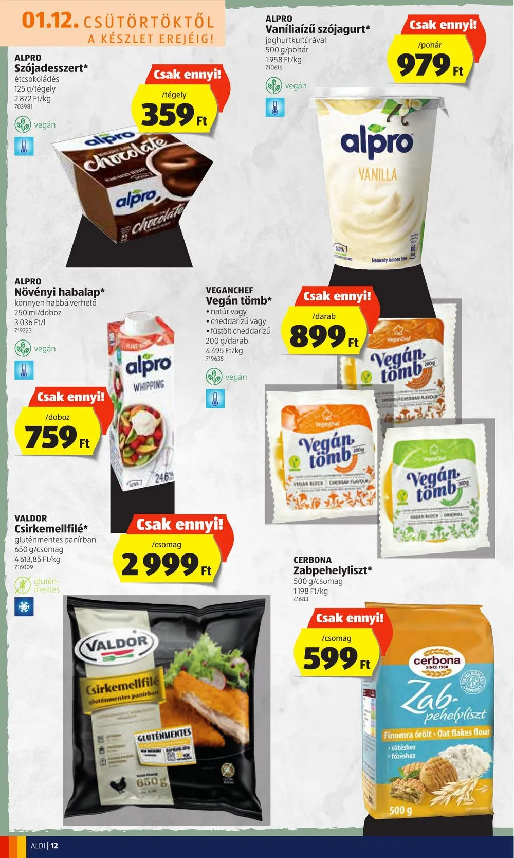 Aldi akciós újság 01.12–01.18 – 12. oldal